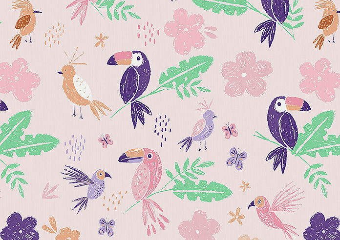Paradise (Blackout), Blush - Roller Blind - Image 6